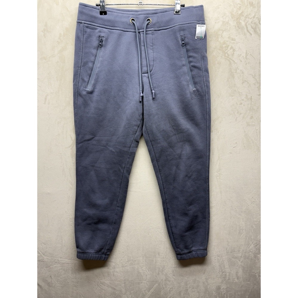 UGG Fleece Jogger Sweatpants Mens M Gray Heavyweight Zip Pockets Lounge Pants